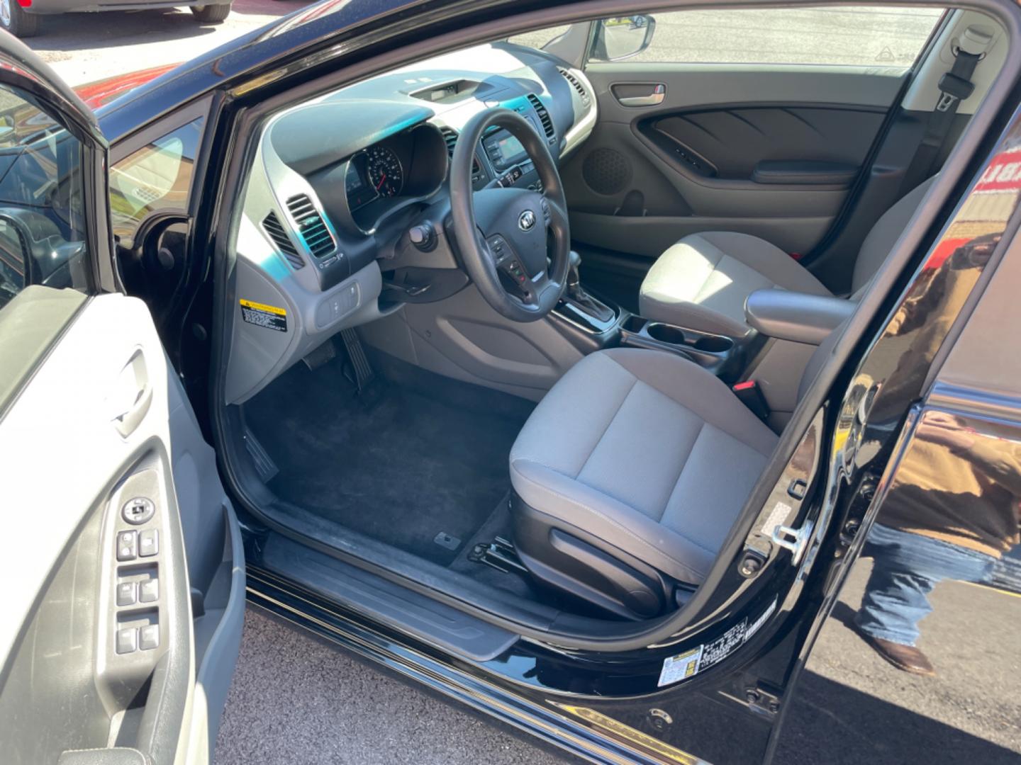 2017 Black Kia Forte (3KPFK4A77HE) with an 4-Cyl, 2.0 Liter engine, Automatic, 6-Spd transmission, located at 8008 Warden Rd, Sherwood, AR, 72120, (501) 801-6100, 34.830078, -92.186684 - Photo#11